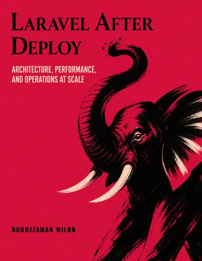 Cover of Laravel After Deploy: Architecture, Performance, and Operations at Scale, by Nuruzzaman Milon